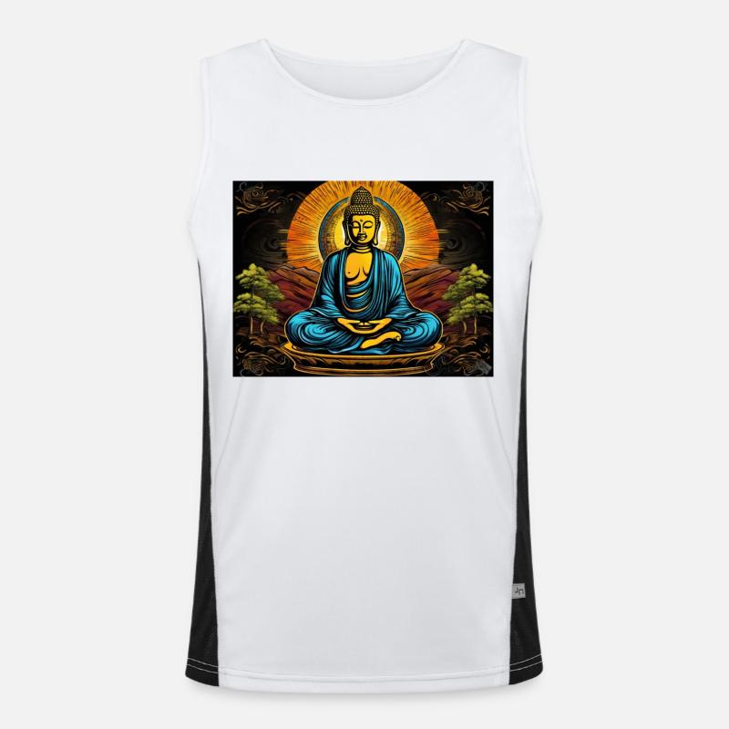 Bouddha Débardeur respirant contrasté Homme 