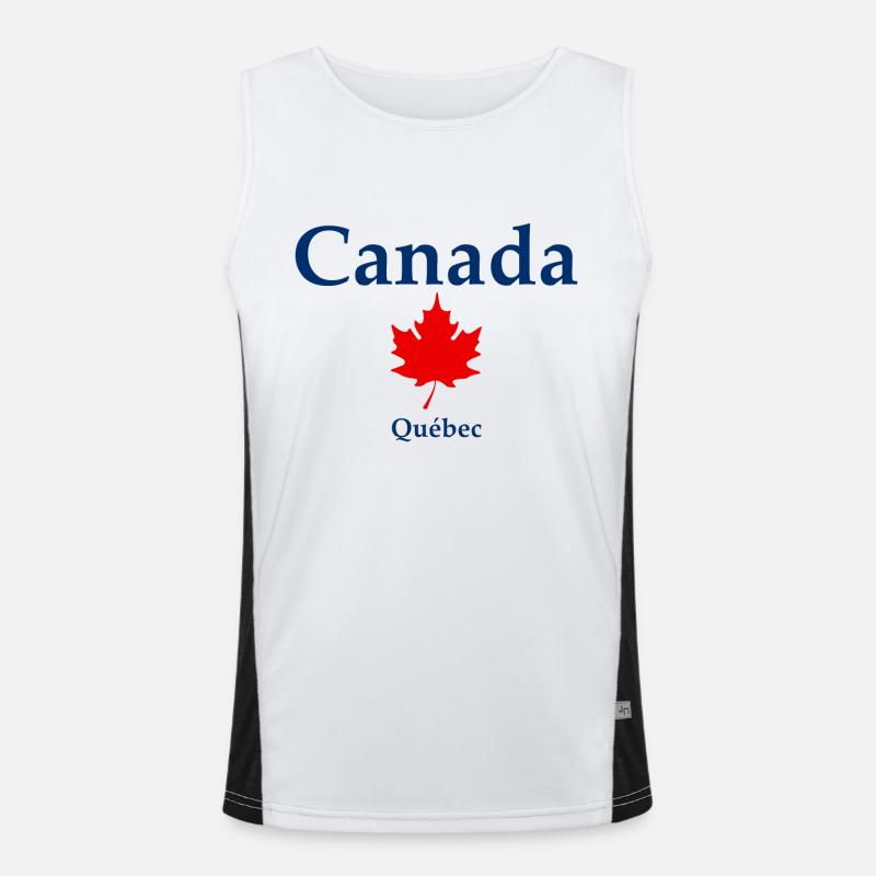 Québec - Quebec - Canada - Kanada Men's Functional Contrast Tank Top 
