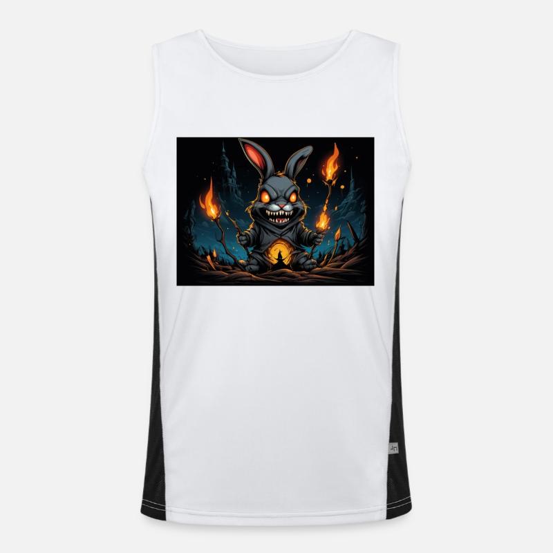 Angry Rabbit Men's Functional Contrast Tank Top 