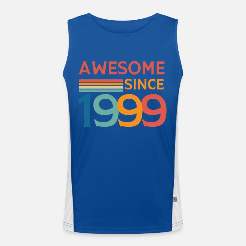 Großartig seit 1999 Funktionelles Kontrast-Tank Top für Männer 