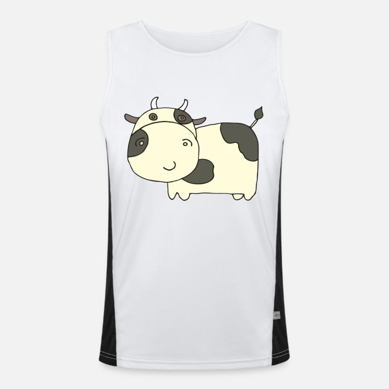 Vache sucrée Débardeur respirant contrasté Homme 