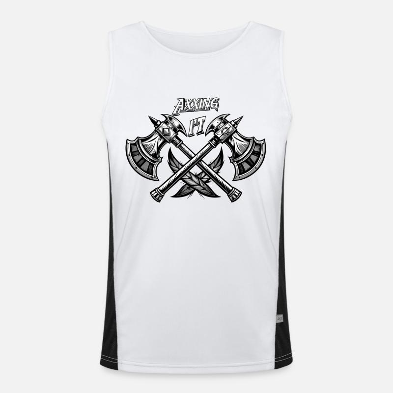 ACHSEN, AXXING IT Funktionelles Kontrast-Tank Top für Männer 