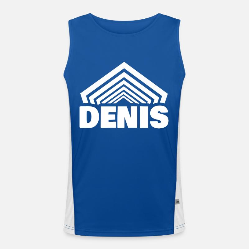 First name Denis Men's Functional Contrast Tank Top 