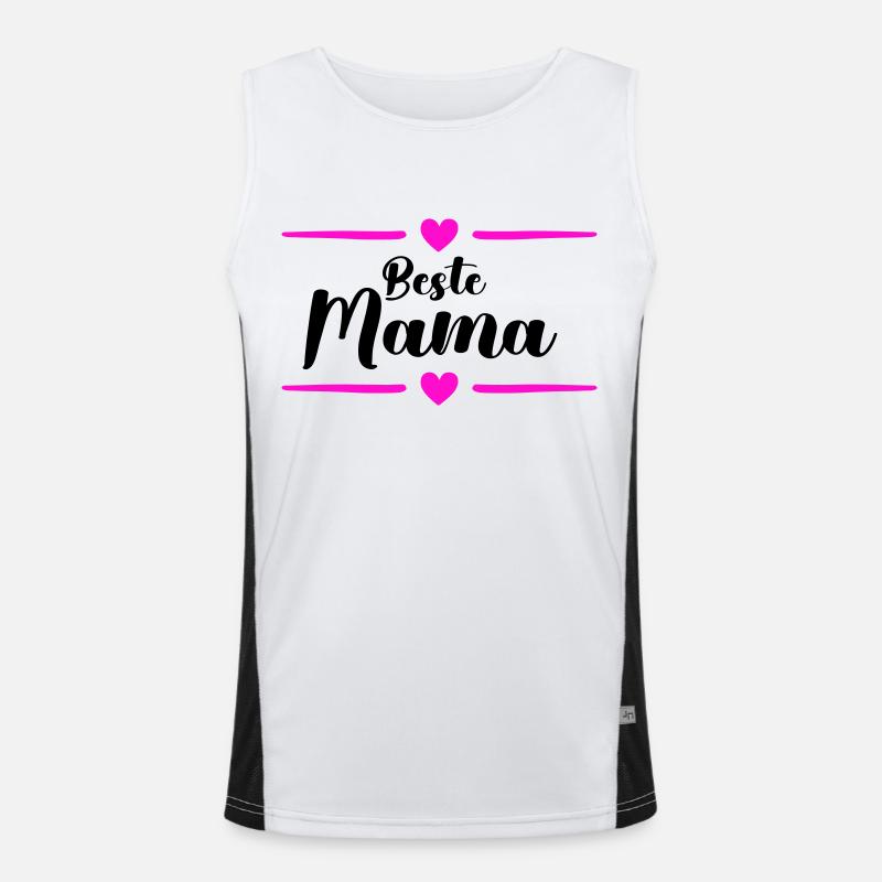 Best Mom Men's Functional Contrast Tank Top 