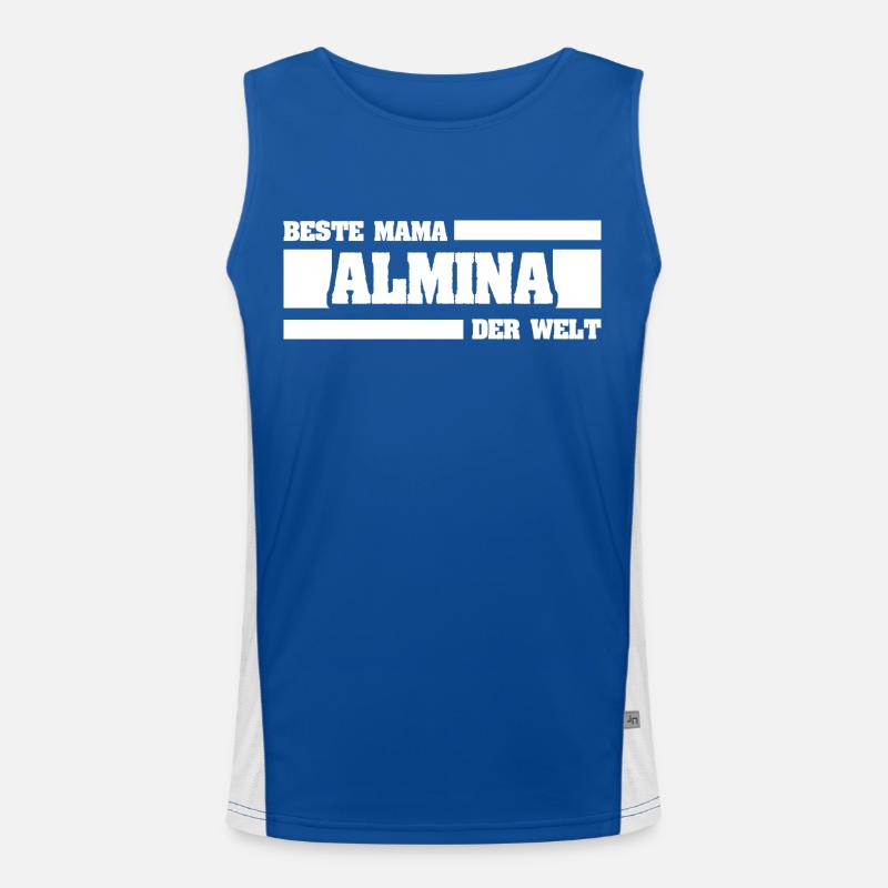 Mutter Almina Funktionelles Kontrast-Tank Top für Männer 