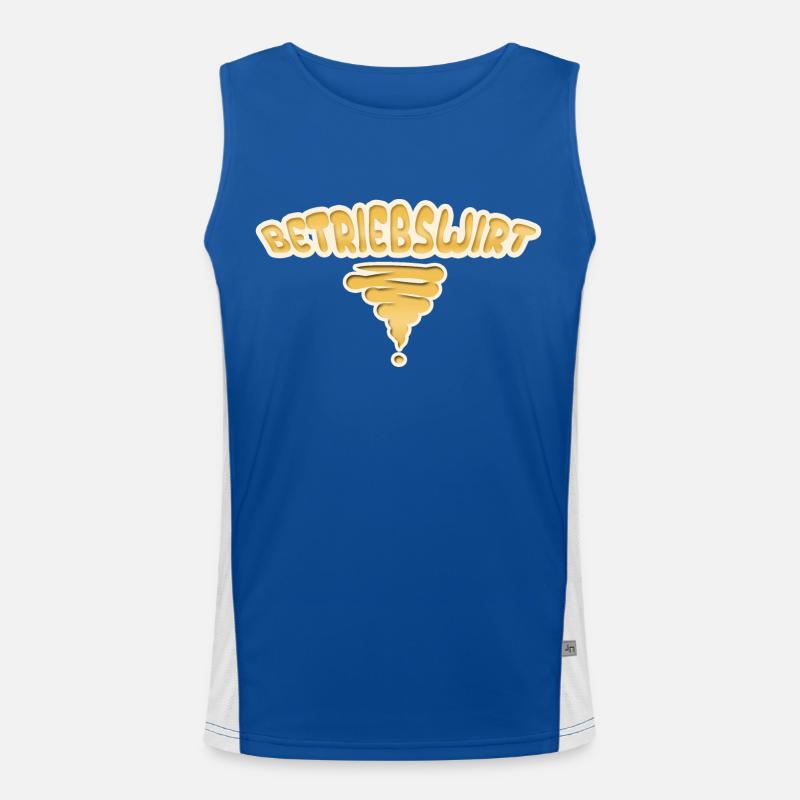 Beruf Betriebswirt Funktionelles Kontrast-Tank Top für Männer 