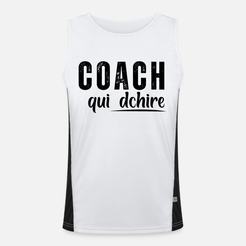 Coach Qui Déchire Débardeur respirant contrasté Homme 