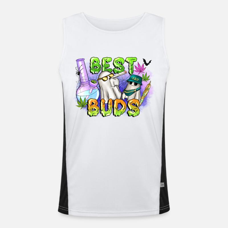 Best Buds Men's Functional Contrast Tank Top 