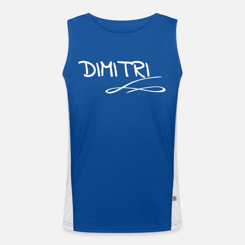 Dimitri Funktionelles Kontrast-Tank Top für Männer 