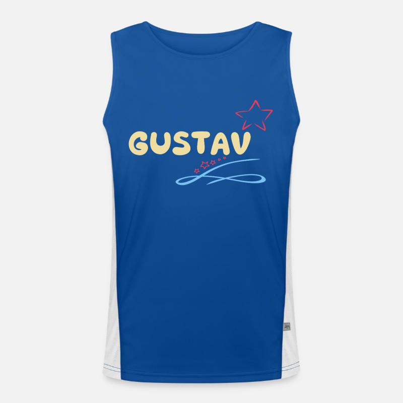 Gift Gustav Men's Functional Contrast Tank Top 