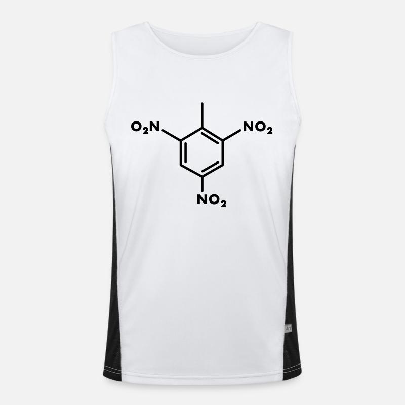 TNT molecule Men's Functional Contrast Tank Top 