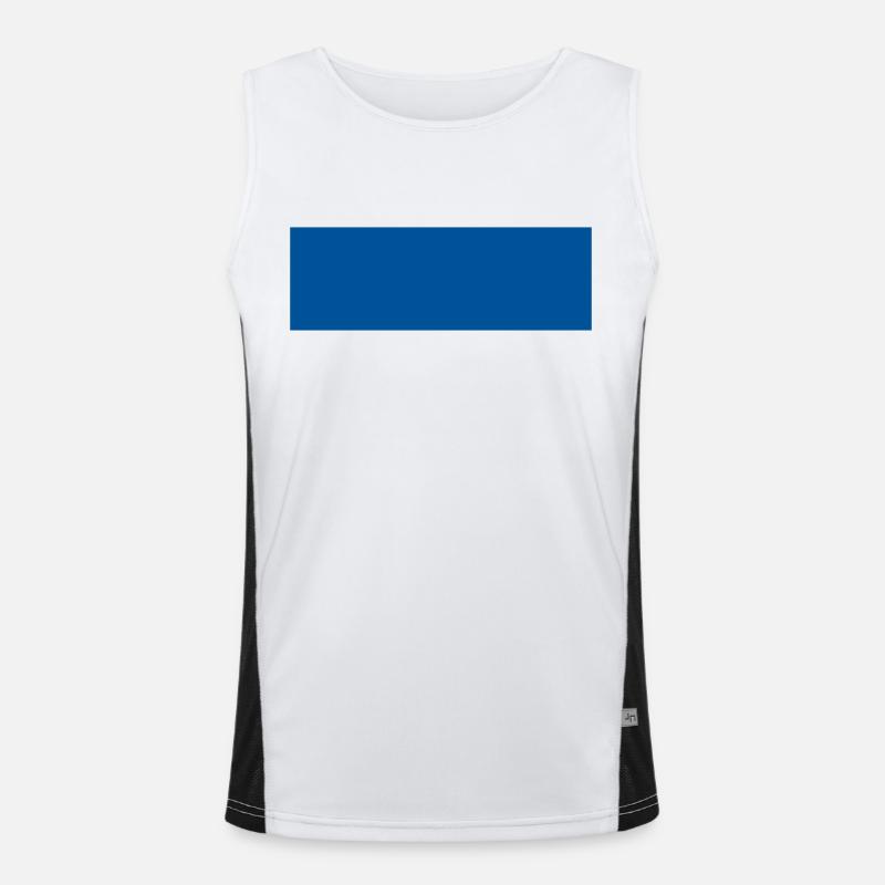 Rectangle Funktionelles Kontrast-Tank Top für Männer 