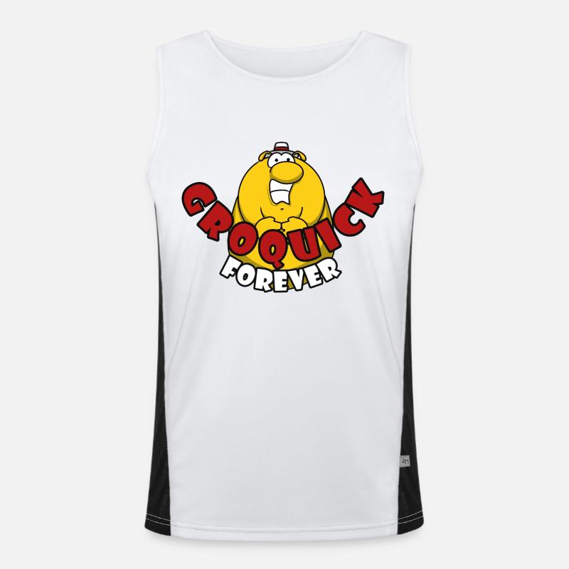 Groquick forever Débardeur respirant contrasté Homme 