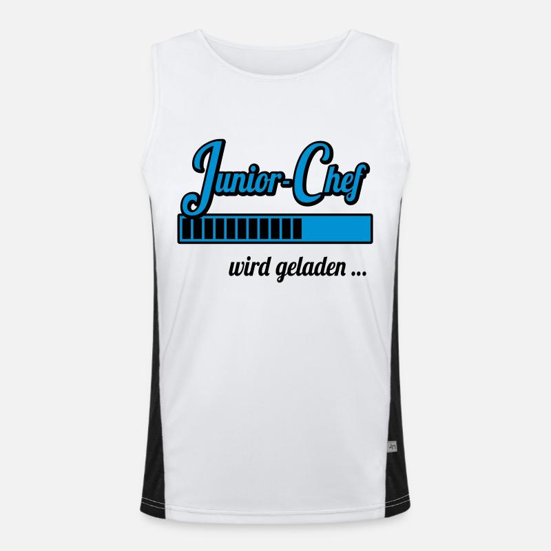 Junior chef Loading ... (pregnancy) Men's Functional Contrast Tank Top 