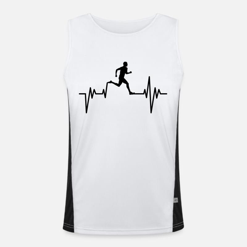 Running Pulse Men's Functional Contrast Tank Top 