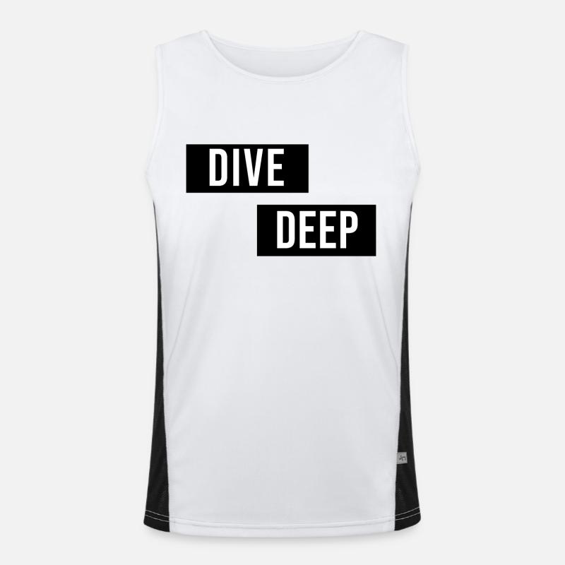 Dive Deep Inspiration Débardeur respirant contrasté Homme 