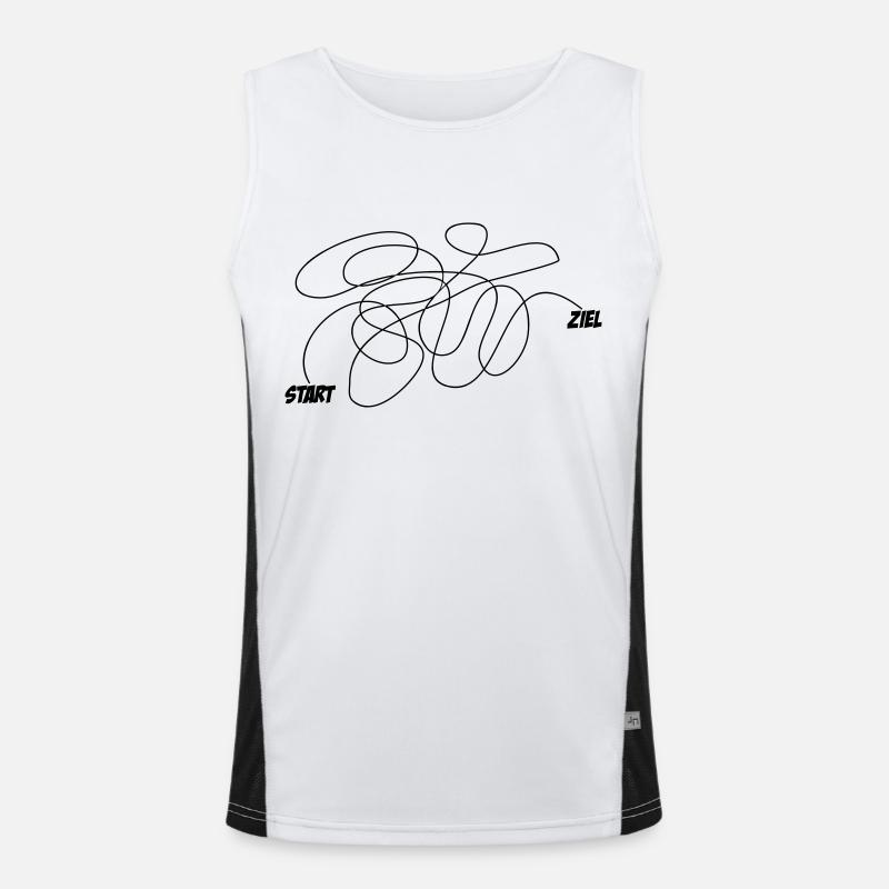 Start Destination Journey 1c Men's Functional Contrast Tank Top 