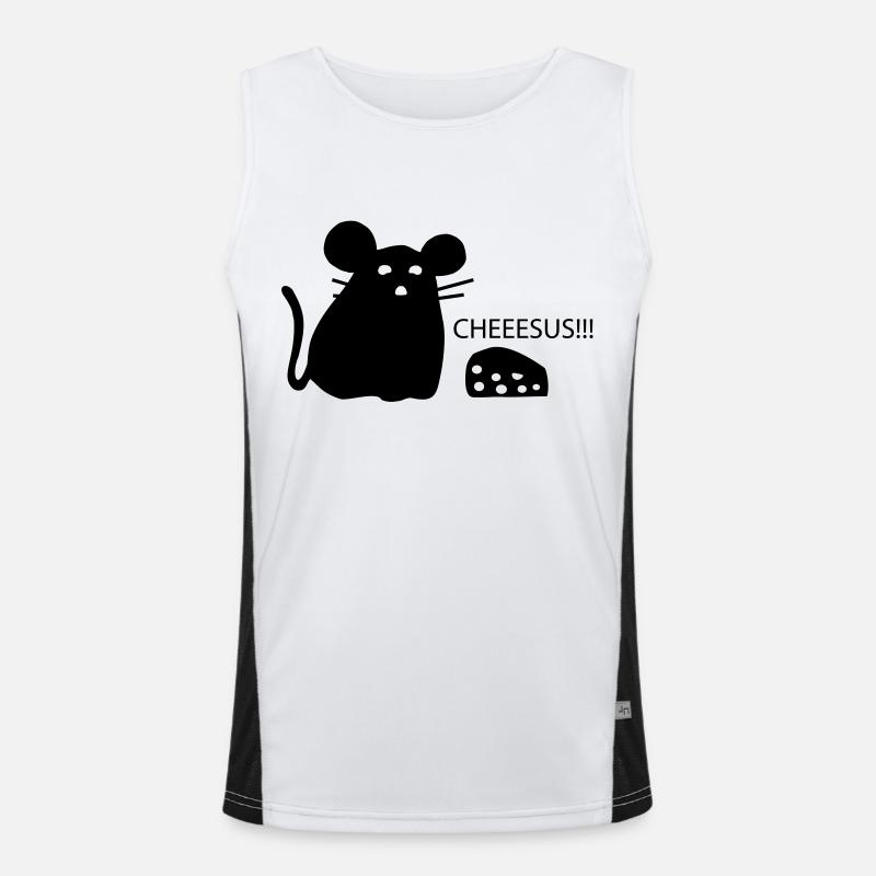 Souris Débardeur respirant contrasté Homme 