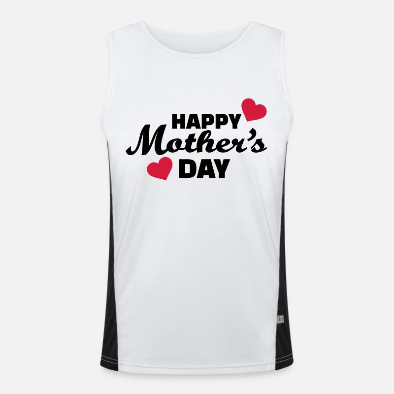 Muttertag Funktionelles Kontrast-Tank Top für Männer 