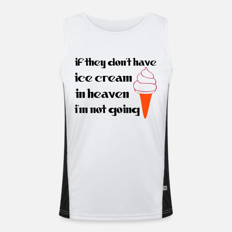 Ice Cream Funktionelles Kontrast-Tank Top für Männer 