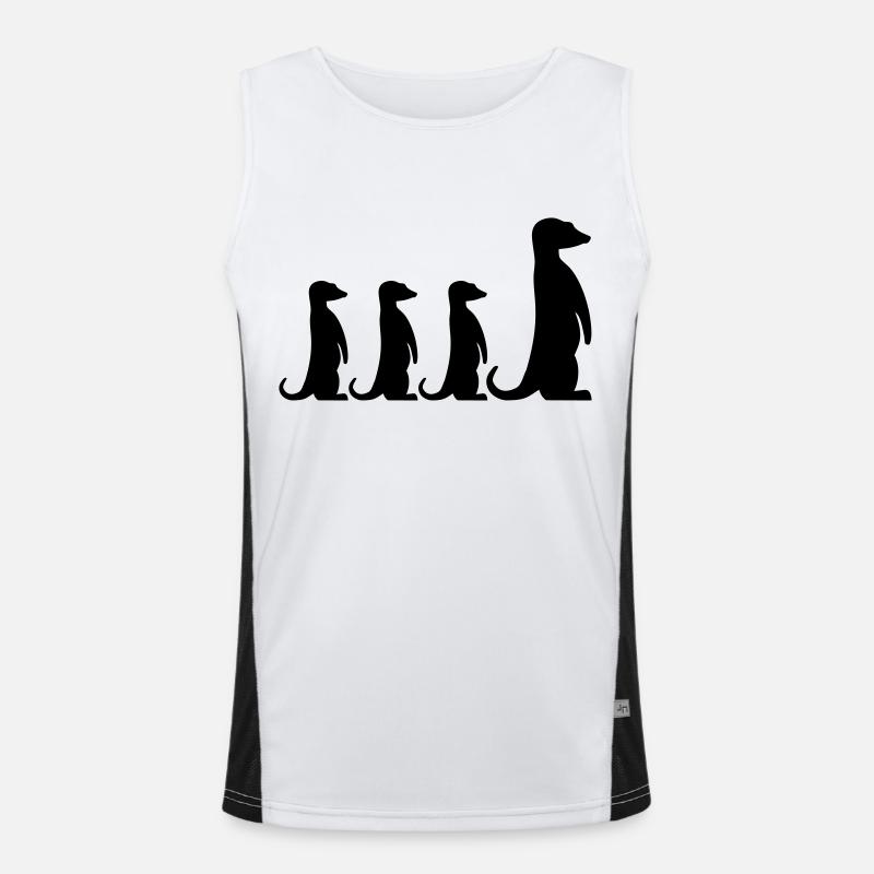 Meerkat Men's Functional Contrast Tank Top 