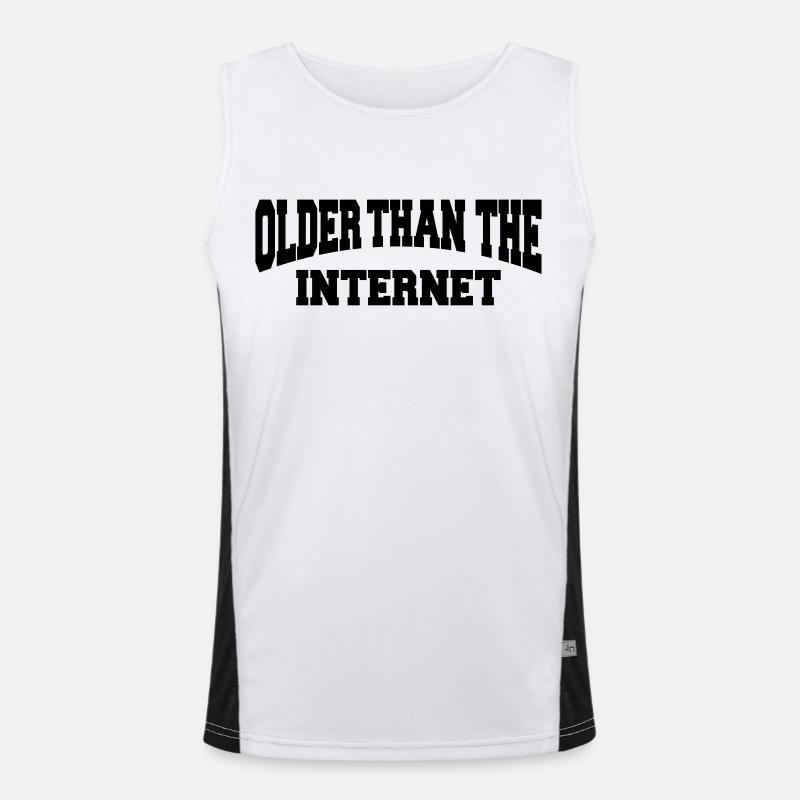 Older than the internet Men's Functional Contrast Tank Top 