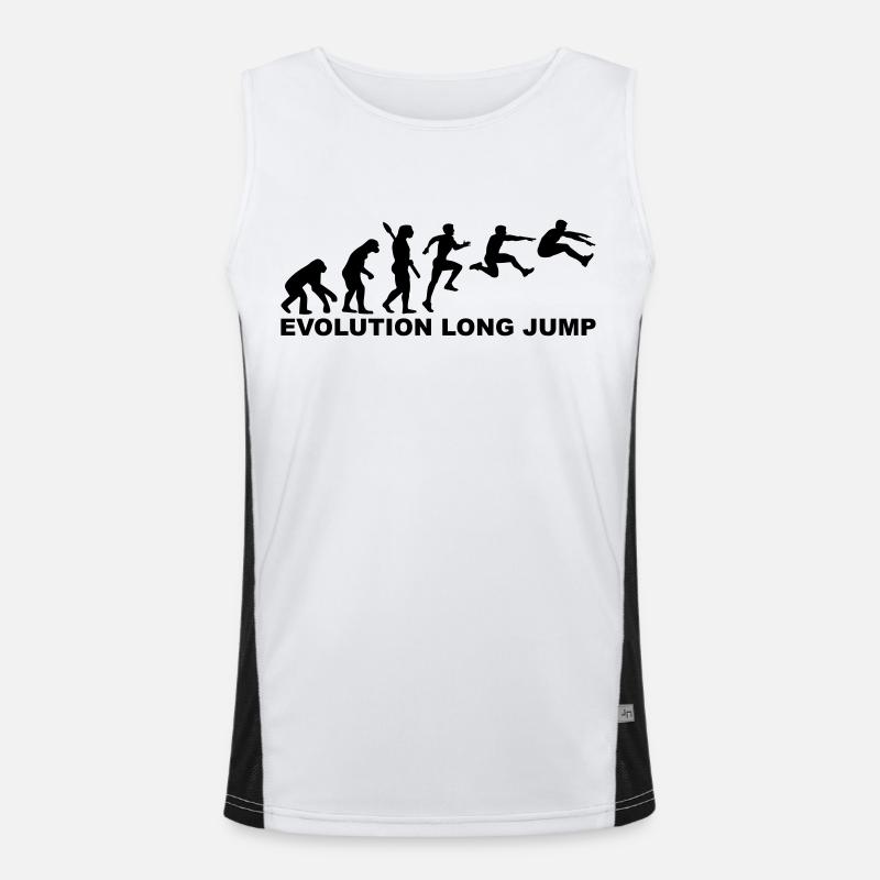 Weitsprung Funktionelles Kontrast-Tank Top für Männer 