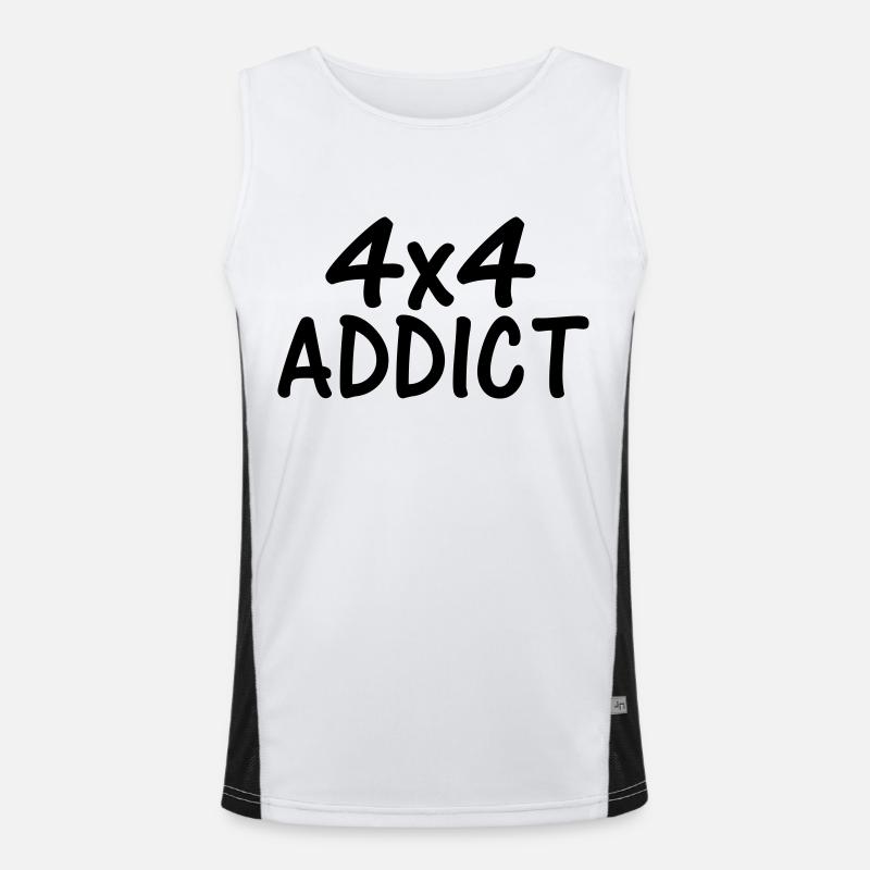 4x4 addict Men's Functional Contrast Tank Top 