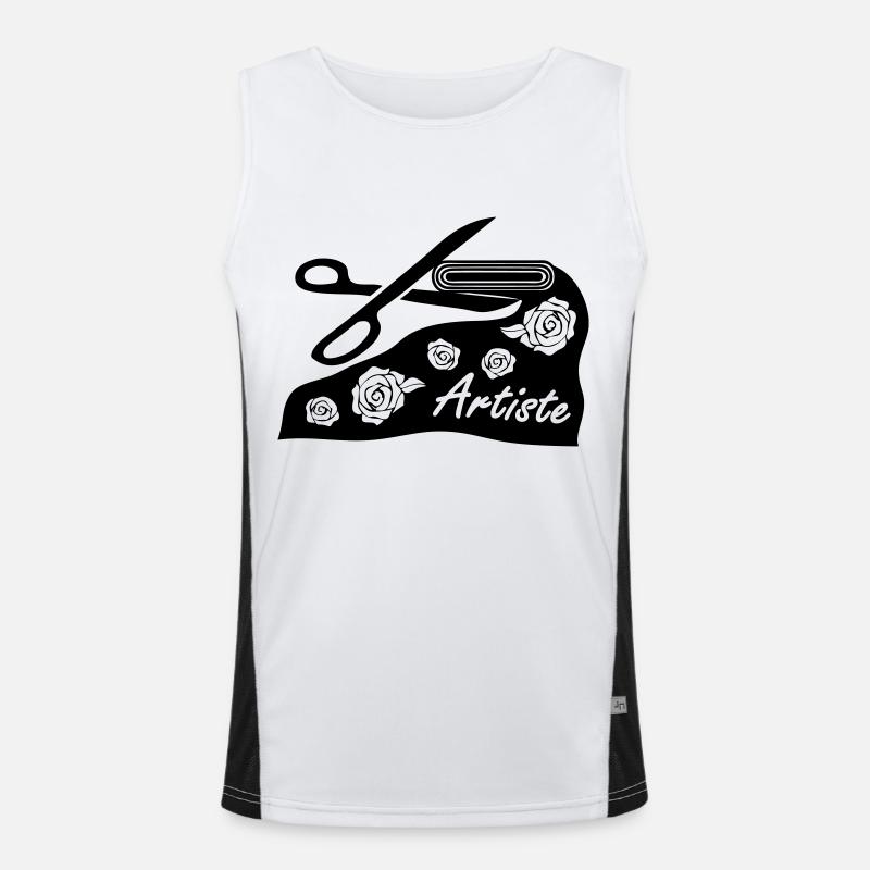 artiste Funktionelles Kontrast-Tank Top für Männer 