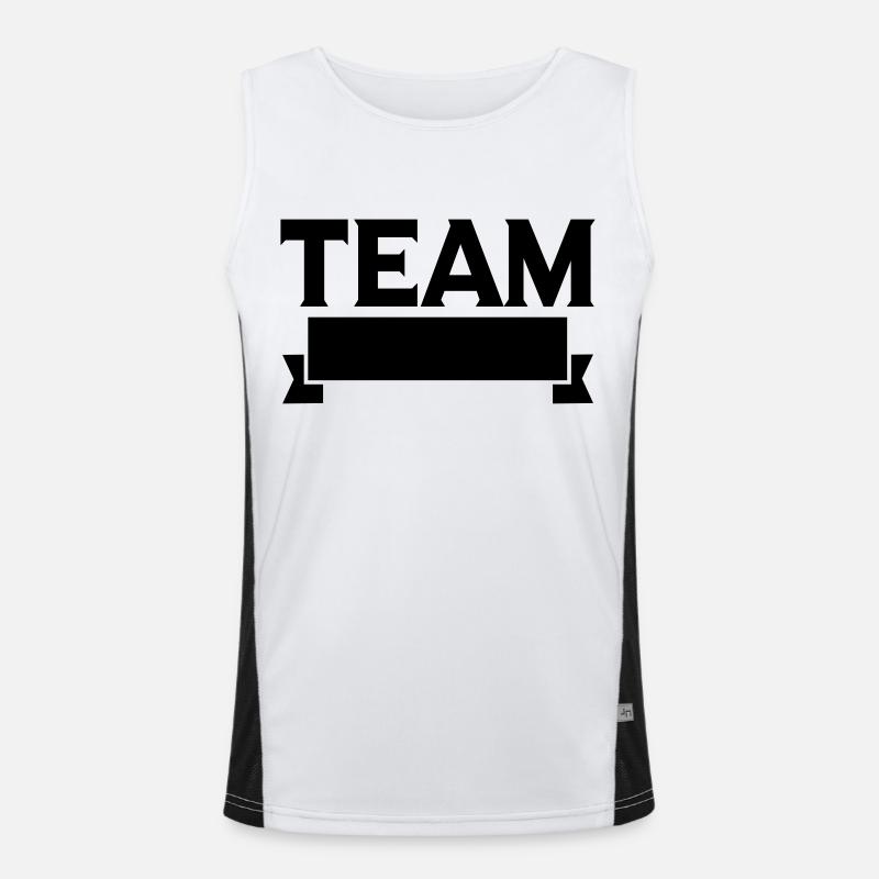 Team Banner Men's Functional Contrast Tank Top 