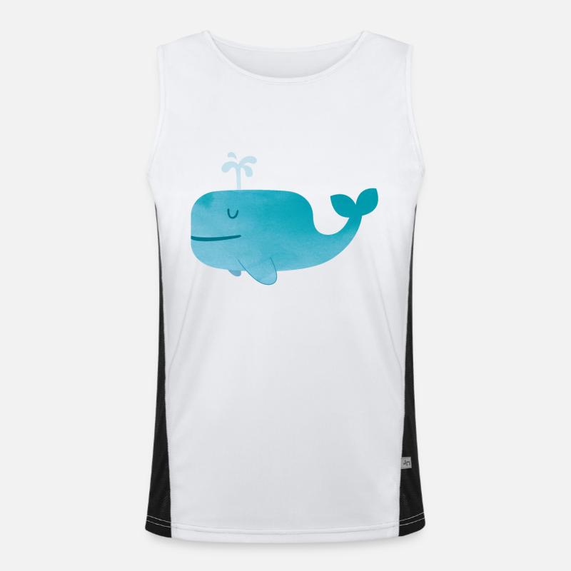 Wal Funktionelles Kontrast-Tank Top für Männer 