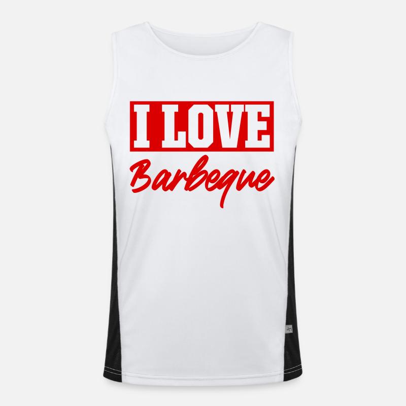 J’adore le barbecue Débardeur respirant contrasté Homme 