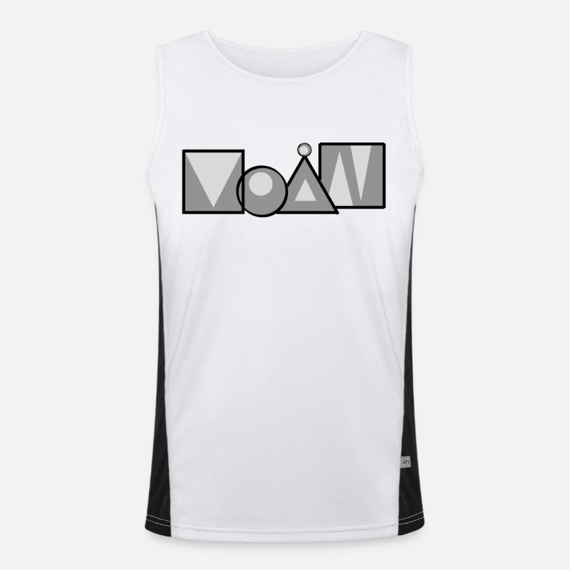 moin Funktionelles Kontrast-Tank Top für Männer 