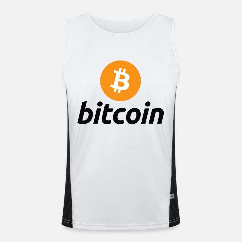 BITCOIN Men's Functional Contrast Tank Top 