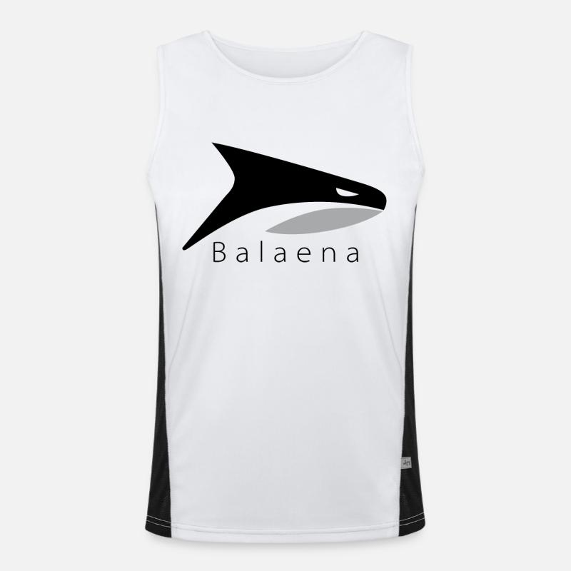 BALAENA Funktionelles Kontrast-Tank Top für Männer 