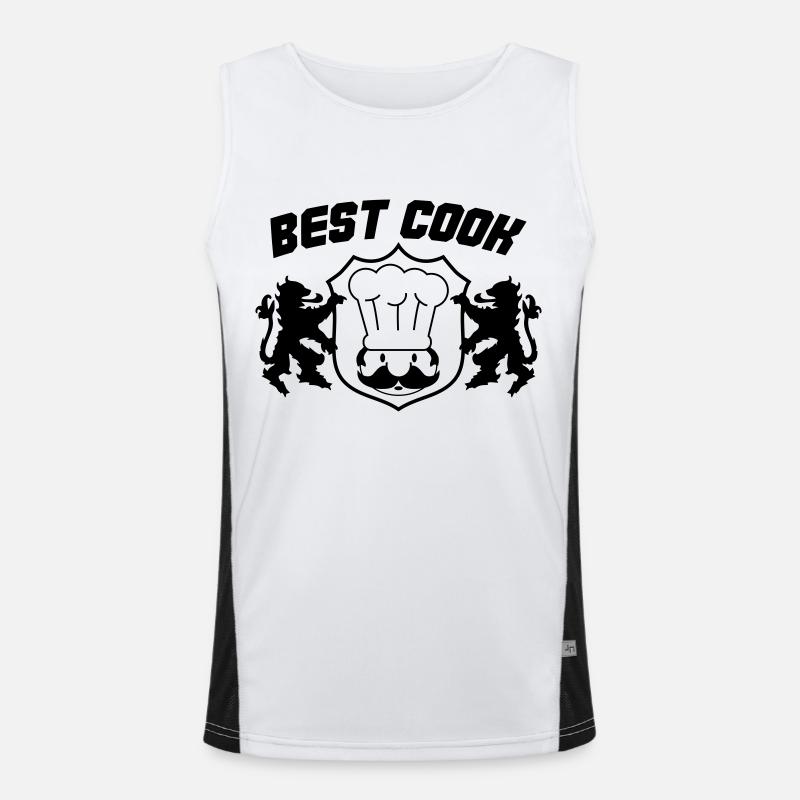 best cook Funktionelles Kontrast-Tank Top für Männer 