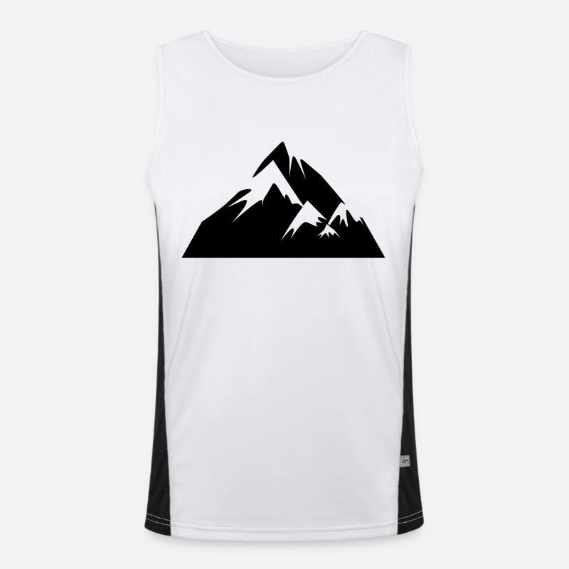 Berg Funktionelles Kontrast-Tank Top für Männer 