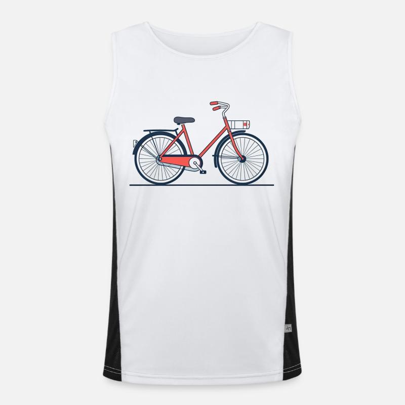 Vélo classique Débardeur respirant contrasté Homme 