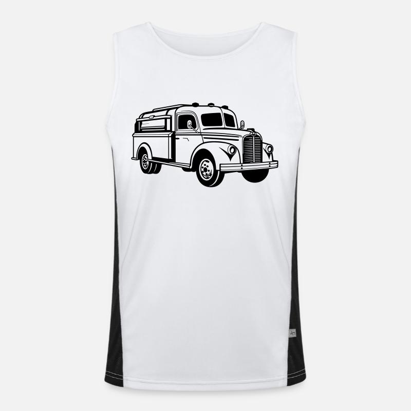 Lkw Funktionelles Kontrast-Tank Top für Männer 