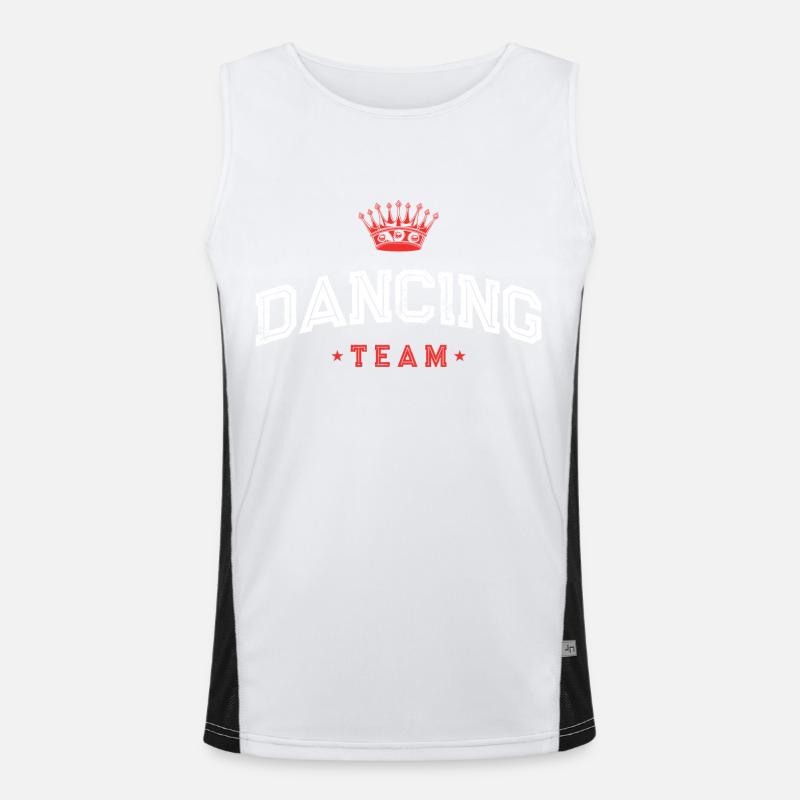 Équipe de danse École de danse Débardeur respirant contrasté Homme 