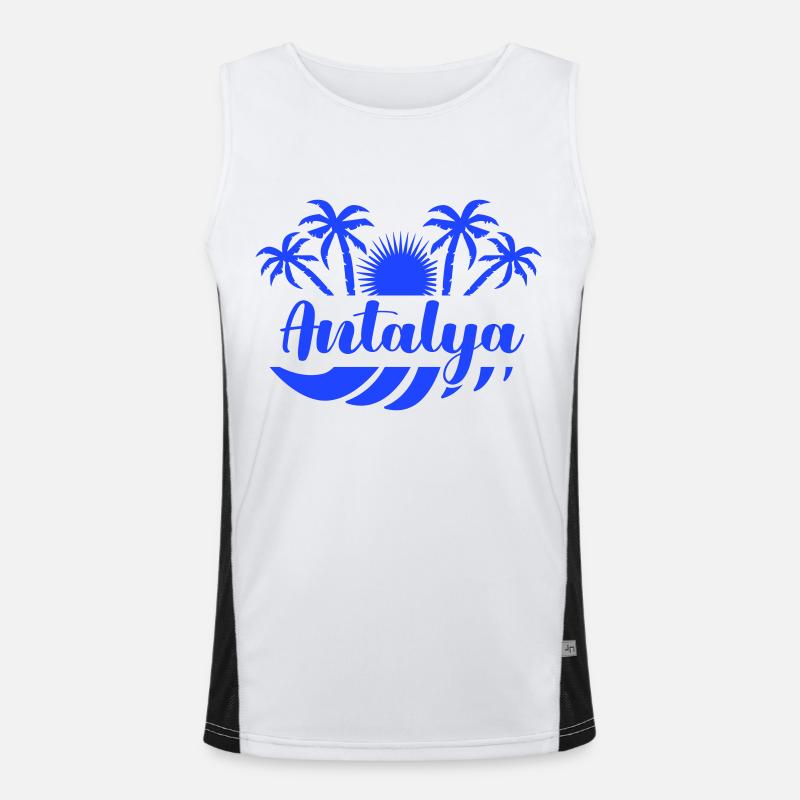 Antalya Men's Functional Contrast Tank Top 