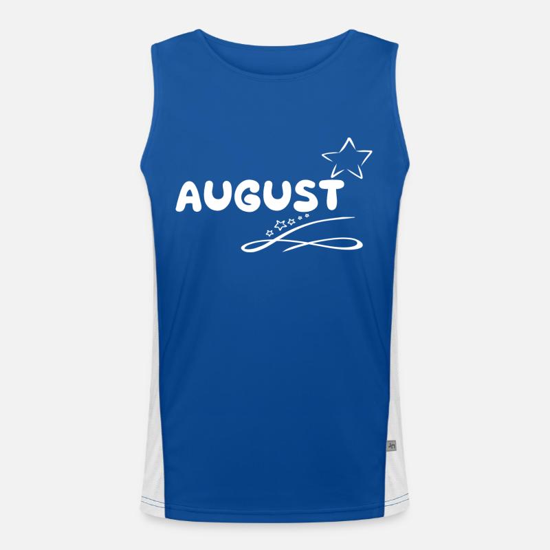 August Men's Functional Contrast Tank Top 