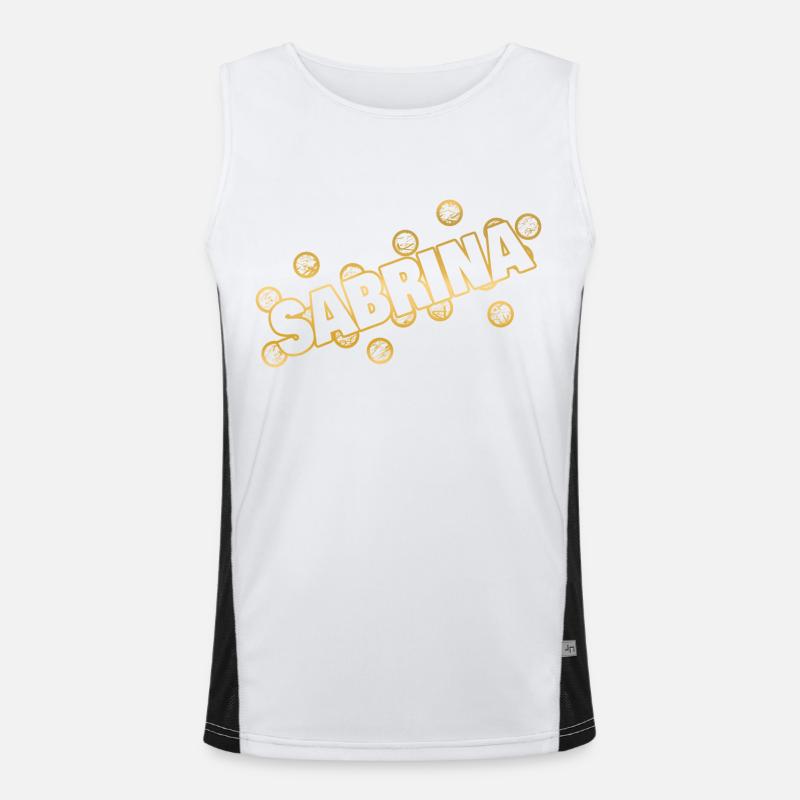 Sabrina as a name Men's Functional Contrast Tank Top 