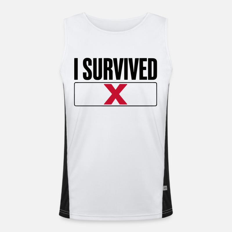 I Survived X Men's Functional Contrast Tank Top 