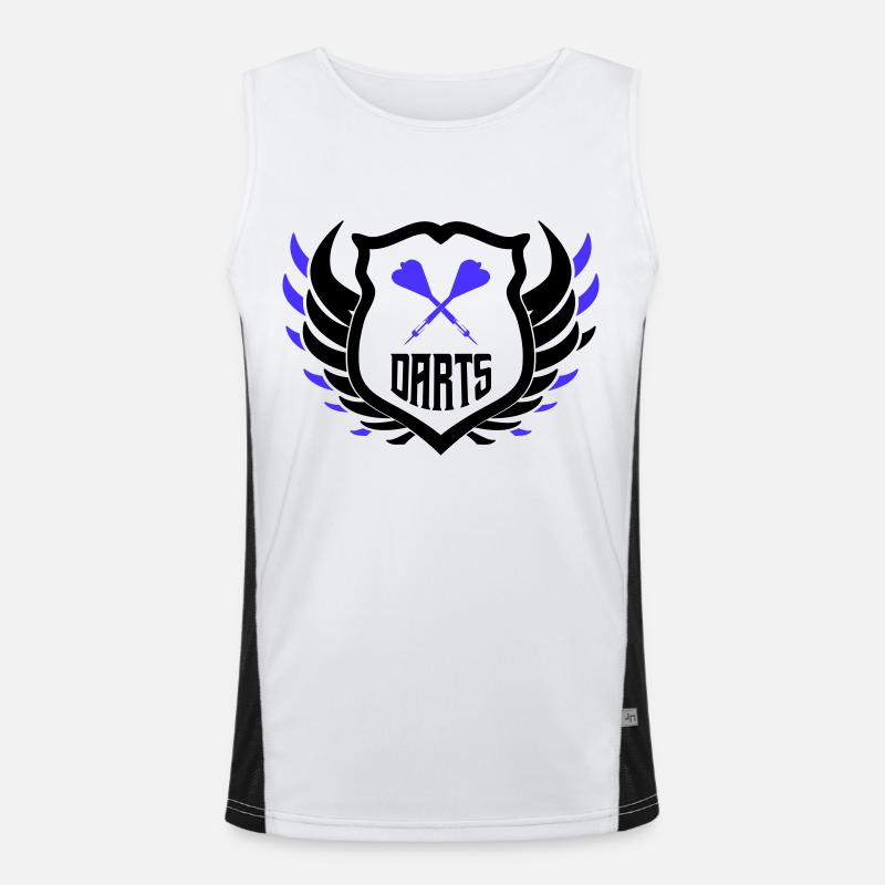Darts Crest Men's Functional Contrast Tank Top 