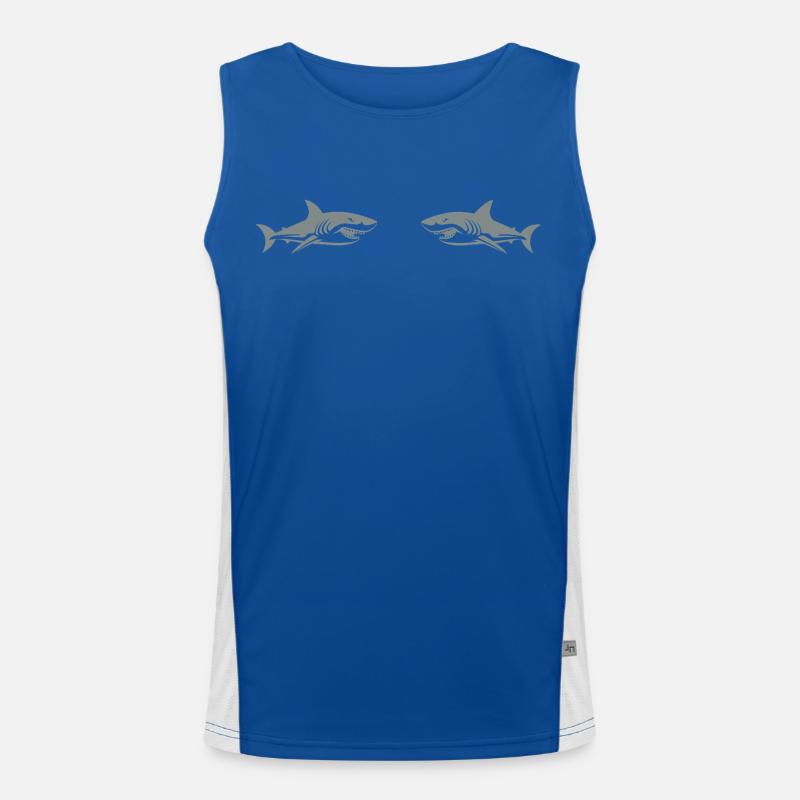 Requins Débardeur respirant contrasté Homme 