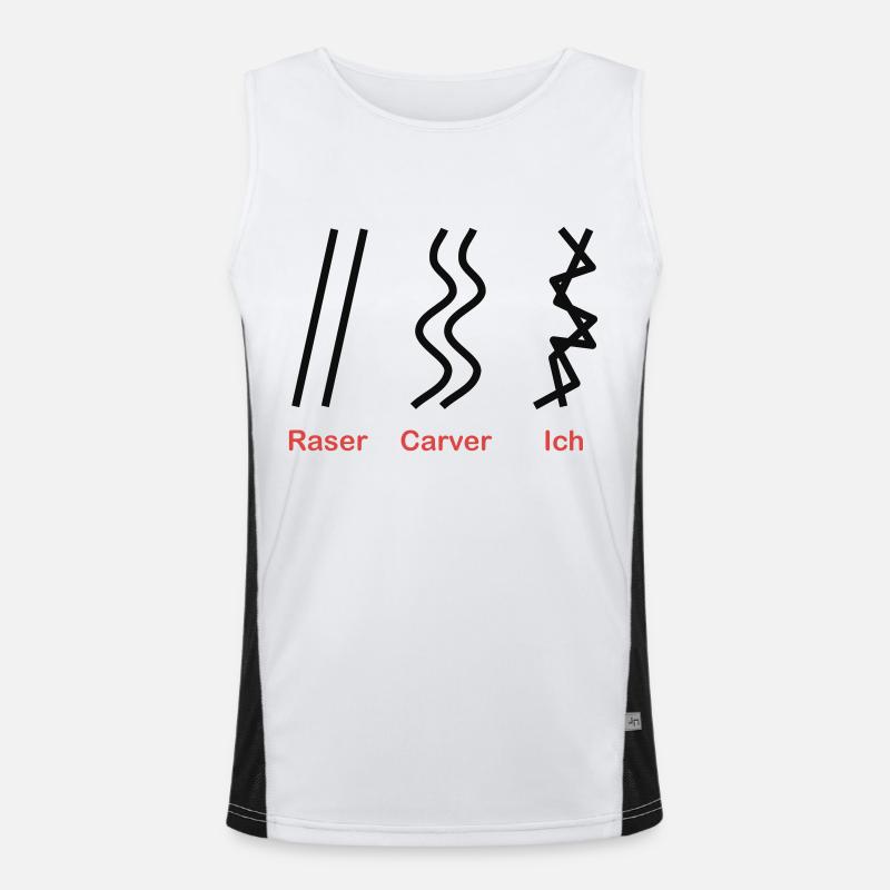 Mon propre style. Débardeur respirant contrasté Homme 