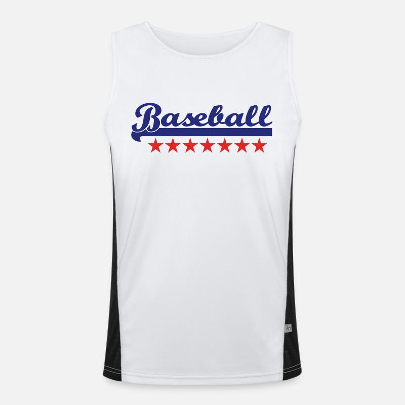 base-ball Débardeur respirant contrasté Homme 