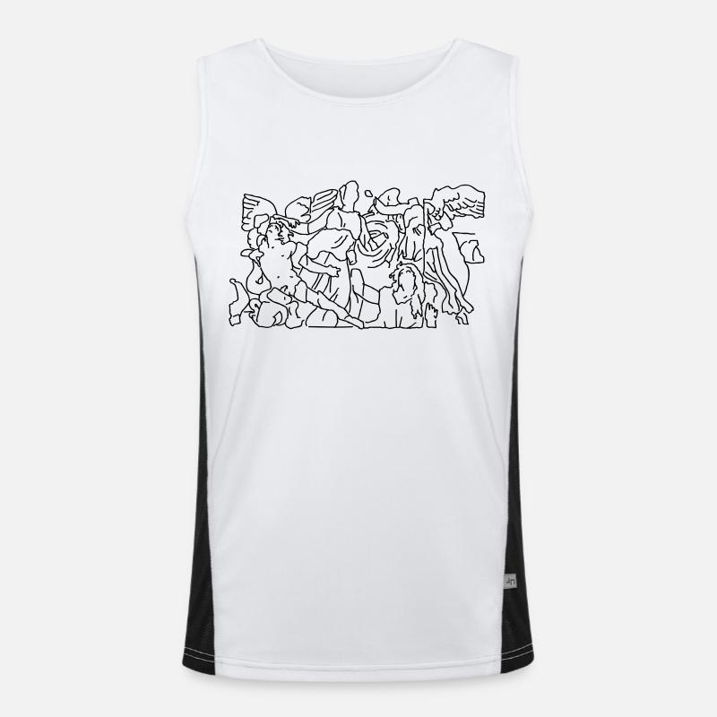 Pergamon Altar Berlin Men's Functional Contrast Tank Top 