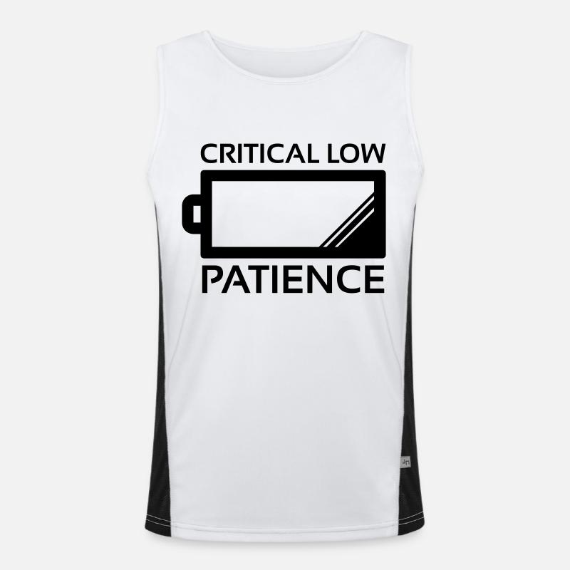 Critical Low Patience Débardeur respirant contrasté Homme 